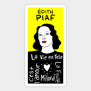 Edith Piaf Sticker